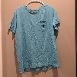 Blue T-shirt w/ pocket